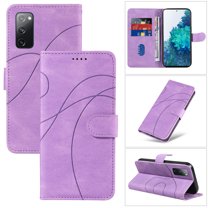 Dteck for Samsung Galaxy S20 FE Wallet Case, Premium PU Leather Flip Folio Card Holders Kickstand Book Folding Case with Detachable Wrist Strap Shockproof Protective Cover, purple