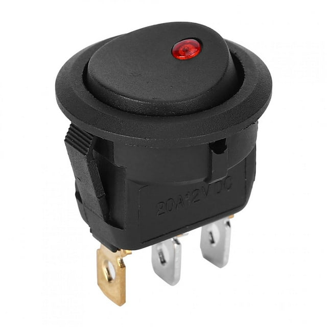 Interruptor basculante redondo ON/OFF BuyWeek 10 piezas