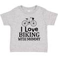 thumbnail image 3 of Inktastic Biking with Mommy Bicycle Boys or Girls Toddler T-Shirt, 3 of 5