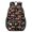 Fireman and Dog Black Pattern, variant on Fireman and Elephant Grey Pattern 17" Waterproof Oxford School Backpacks for Teens, S-Shape Padded Straps, for School, Travel, Hiking, Camping