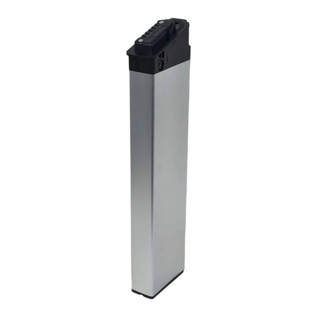 Almencla Mountain Bike Battery Box Battery Holder Outside Garage Aluminum Alloy Shell 10.2cmx4.3cmx43cm
