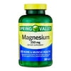 Spring Valley Magnesium Dietary Supplement Tablets for Bone and Muscle Health, 250 mg, 250 Count