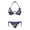 American flag, variant on Bikini Set, Zebra Stripes Quick Drying Swimwear, Stylish Drawstring Ladies Swimsuits for Summer Pool