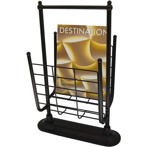 Neu Home Free Standing Magazine Rack, Oil Rubbed Bronze