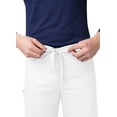 thumbnail image 4 of Adar Universal Unisex Scrubs - Drawstring Tapered Leg Scrub Pants - 504 - White - XXS, 4 of 6