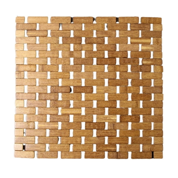 Muellery Bamboo Seat Pad Chair Car Cooling Seat Pad Summer Breathable Seat 15.4in(39cm) TPYU46508