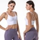 thumbnail image 2 of Mujeres Yoga Sólido Sin mangas Hombro frío Tanques casuales Blusa Tops Íntimos Fridja  nalpqowj36615, 2 of 6