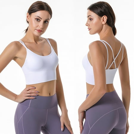 

Simplmasygenix Bras For Women Clearance Summer Fall Women Yoga Solid Sleeveless Cold Shoulder Casual Tanks Blouse Tops Intimates