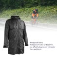 thumbnail image 3 of Veste de Pluie Imperméable et Coupe-Vent en PVC pour Hommes, avec Capuche Réglable à Rayures Réfléchissantes Idéale pour la Randonnée Pêche en Plein Air, 3 of 7