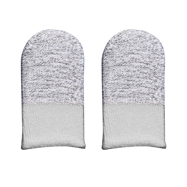 JShteea Manga Dedo para Juegos para PUBG Game Controller Glove Fingertip (blanco + Blanco)