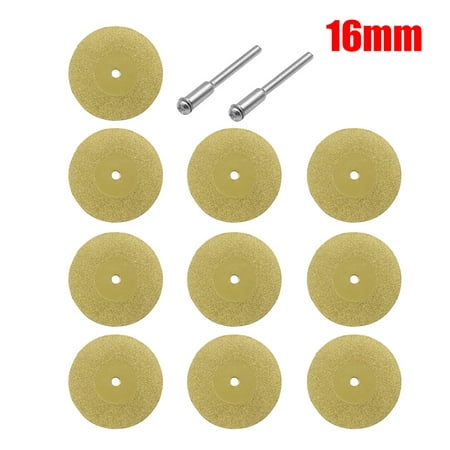

10Pcs/set 16-60mm Diamond Grinding Wheel Circular Cutting Grinding Disc Diamond Discs for Drill Fit Rotating Tool New