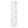 thumbnail image 6 of Harper & Bright Designs Tall Wood Bookcase with Light Strip, 5 Tier Bookshelves with Adjustable Shelves, Free Standing Storage Organizer for Home Office, White, 6 of 12