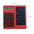 thumbnail image 2 of Graflsoa OS4006 6-Inch LCD Writing Tablet Red With Calculator 12-Digit Display Foldable Design, 2 of 7