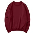 thumbnail image 7 of Dwellite Womens Sweatshirts Oversized Crewneck Y2K Hoodies Fall Fashion 2025 Teen Girls Clothes Cute Winter Pullover Sweater Wine M, 7 of 7
