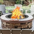 thumbnail image 4 of 36 inch Fire Ring, Fire Pit Ring for Camping, Wood Burning Fire Pit for Outside,Yard,Garden,Outdoor Fireplace, 4 of 10