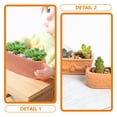 thumbnail image 3 of 3pcs Mini Terracotta Clay Flower Pots Tiny Cactus Pots Small Succulent Planter Nursery Plant Pot for Home, 3 of 9