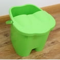 thumbnail image 3 of Basicwise Collapsible Foot Spa Bucket with Cover, Deep Soaking Basin for Pedicure, Portable Folding Massage Bath Tub, Compact Wash Container, 3 of 3