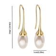 thumbnail image 4 of Pendientes vintage de moda para mujer con perlas en forma de gota, pendientes clásicos y versátiles, 4 of 8