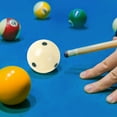 thumbnail image 4 of GSE Games & Sports Expert 2-Piece Practice Training Billiard Pool Ball. PRO Cup Standard Billiard Cue Ball with 6 Dots. Great for Game Rooms, Bars - Blue/Green, 4 of 7