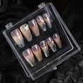 thumbnail image 5 of UDIYO Nail Storage Box Transparent Large Capacity High Durability Round Edge Wide Application Store Nails PS Material Clear Storage Box Nail Art Container for Nail Salon, 5 of 7