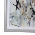thumbnail image 4 of Benjara Wall Art with Acrylic Mirror Frame and Abstract Painting, Silver, 4 of 5