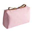 thumbnail image 4 of Bolsa de cosméticos con cremallera y compartimento para brochas de maquillaje con divisor. Grande, 4 of 9