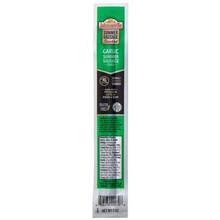 Garlic Summer Sausage 1oz Sticks