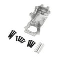 thumbnail image 4 of Cubierta inferior de caja de cambios delantera de coche RC 1:14, piezas de repuesto modificadas de metal para bricolaje, carcasa de caja de cambios Plata, 4 of 9