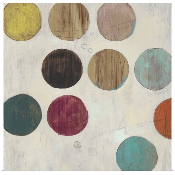 Great BIG Canvas | Rolled June Vess Poster Print entitled Dot Matrix IV