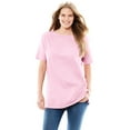 thumbnail image 6 of Woman Within Plus Size Perfect Short-Sleeve Boatneck Tunic, 6 of 6