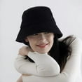 thumbnail image 3 of CoCopeanut Blank Corduroy Bucket Hat for Women Spring Autumn Plain Men Panama Outdoor Hiking Beach Fishing Cap Sunscreen Female Sunhat Bob, 3 of 6