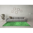thumbnail image 3 of Ahgly Company Indoor Round Oriental Emerald Green Industrial Area Rugs, 5' Round, 3 of 4