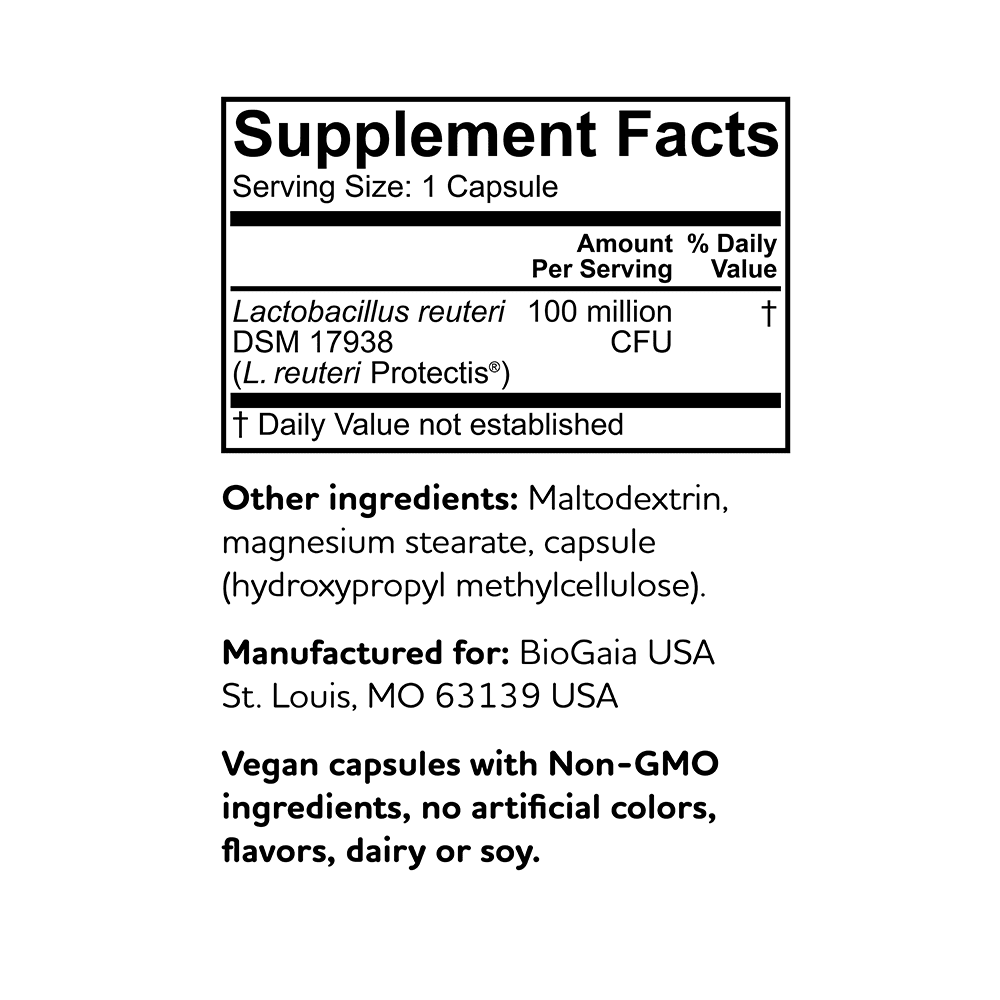 BioGaia Protectis MUM | Prenatal Probiotic  | Helpful for Mom & Baby | Support Baby's Developing Digestive & Immune Systems | Boosts Mom's Immune Defenses & Promotes Good Digestive Health | 30 Count