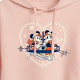 thumbnail image 3 of Disney - Ski Lift Heart - Juniors Cropped Pullover Hoodie, 3 of 5