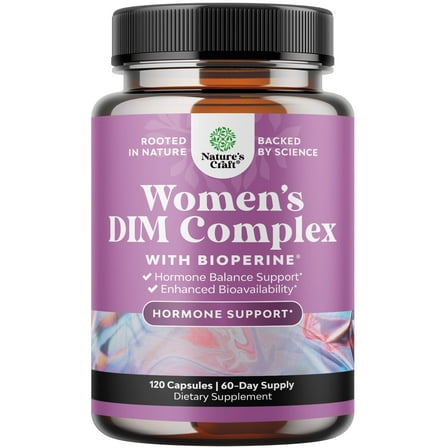 Extra Strength Diindolylmethane 300mg per Serving Supplement - Hormone and Estrogen Balance for Women and Men - Menopause Testosterone and Metabolism Support