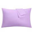 thumbnail image 1 of Violet Pillowcases Soft Microfiber Pillow Case Cover with Zipper Queen, 2 Pack, 1 of 8