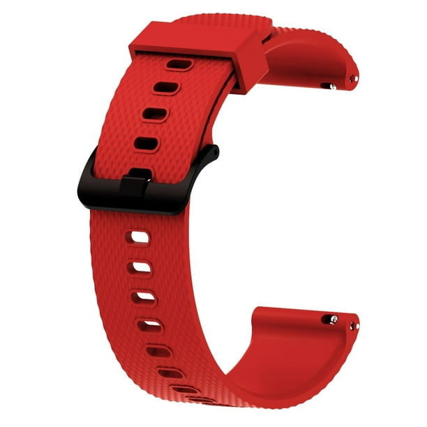 AMZER Garmin Vivoactive 3 20mm Wrist Strap Soft Sport Band - Red -