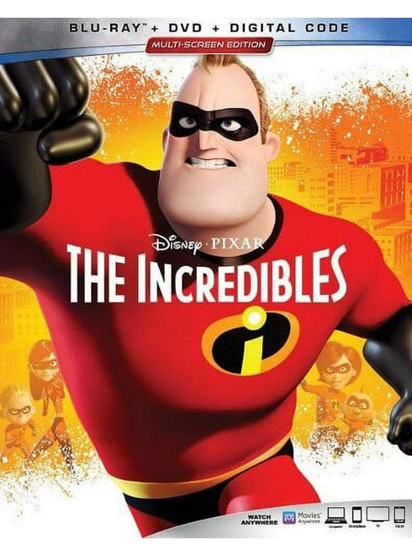 The Incredibles (Blu-ray + DVD + Digital Copy)