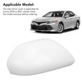 thumbnail image 3 of White Side Mirror Cover , KIMISS ABS Door Mirror Cover  Rearview Outer Door Wing Mirror Cover  Rear View Mirror Housing Replacement For 2018 To 2021, 3 of 8