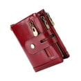 thumbnail image 2 of Cartera para hombre Minnieouse Vintage de cuero vino rojo, 2 of 6