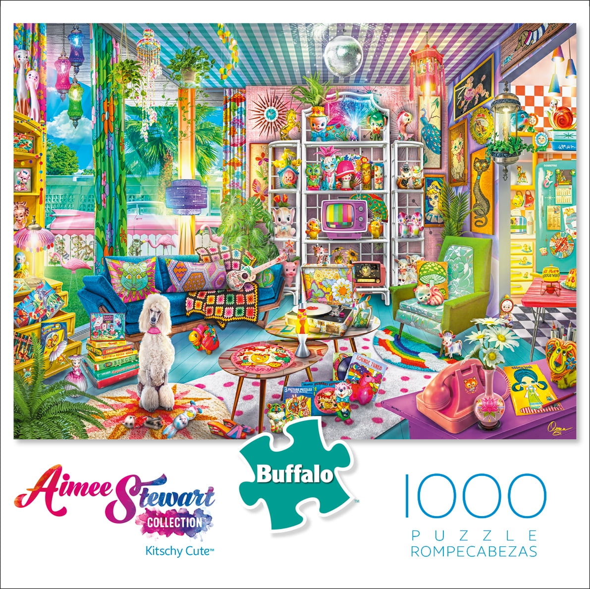 Buffalo Games Aimee Stewart Kitschy Cute 1000 Pieces Jigsaw Puzzle