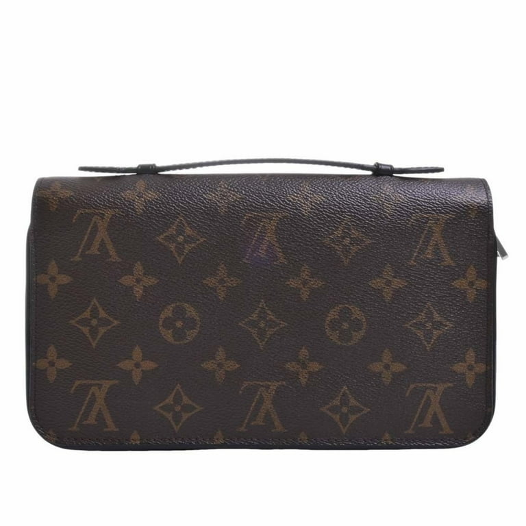 Pre-Owned LOUIS VUITTON Monogram Macassar Zippy XL Round Long  
