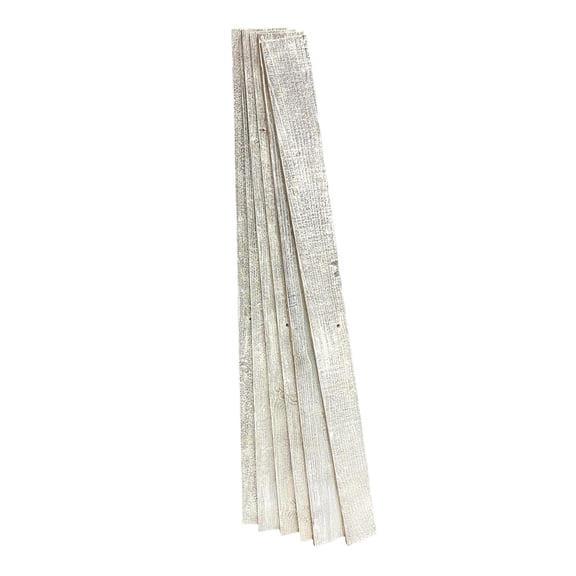 Rustic Farmhouse Reclaimed Barn Wood Bundle | 36 inch | Wood Plank | Wall Panels | Remodeling | DIY | Repurposed | Decoration | Shiplap | White Wash | Pack of 6 Planks