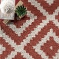 thumbnail image 4 of nuLOOM Kellee Contemporary Wool Area Rug, 9' x 12', Rust, 4 of 8
