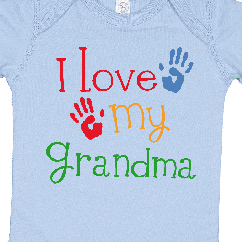 Inktastic I Love My Grandma Boys or Girls Baby Bodysuit