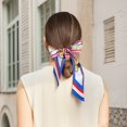 thumbnail image 6 of 100% Mulberry Silk Ribbon Scarf for Women, Digital Printed Silk Scarf for Hair Wrap, Silk Neck Scarf Headscarf, 6 of 7