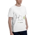 thumbnail image 2 of Bingfone Funny Sheep Doing Yoga Men'S Loose Fit Short-Sleeve Pocket T-Shirt, 2 of 7