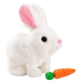 thumbnail image 3 of Pascua Eléctrico Walk Talk Hopping Bunny Juguete Con Zanahoria para Regalo () Rosa, 3 of 8