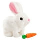 thumbnail image 1 of Conejito de juguete para niños paseo eléctrico de Pascua salto con zanahoria para regalo color blanco, 1 of 8