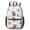 Highland Cow and-1, variant on Highland Cow and Flower Print 17" School Backpacks for Teens,Waterproof Oxford Fabric,S-Shape Padded Straps for School,Travel,Hiking,Camping